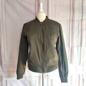 American Eagle Women's Green Bomber Jacket